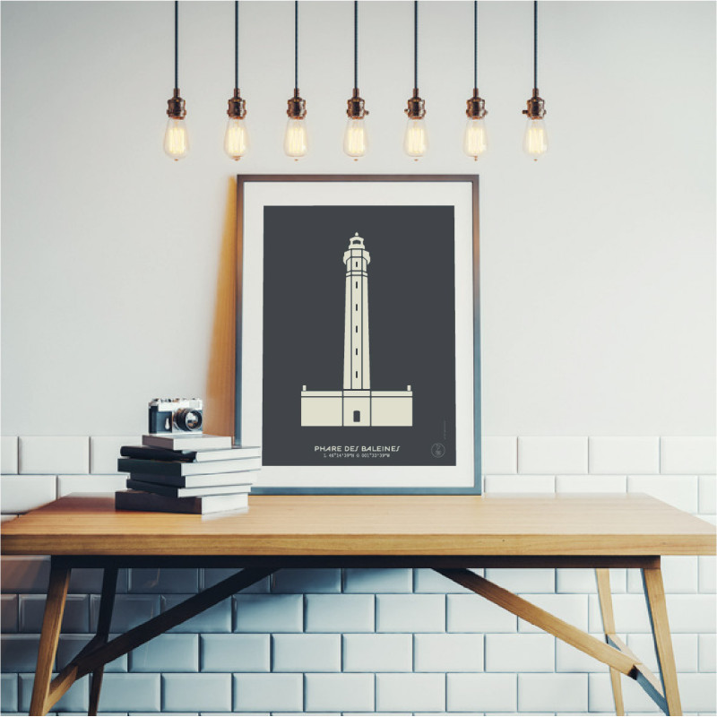 Phare des Baleines Affiche