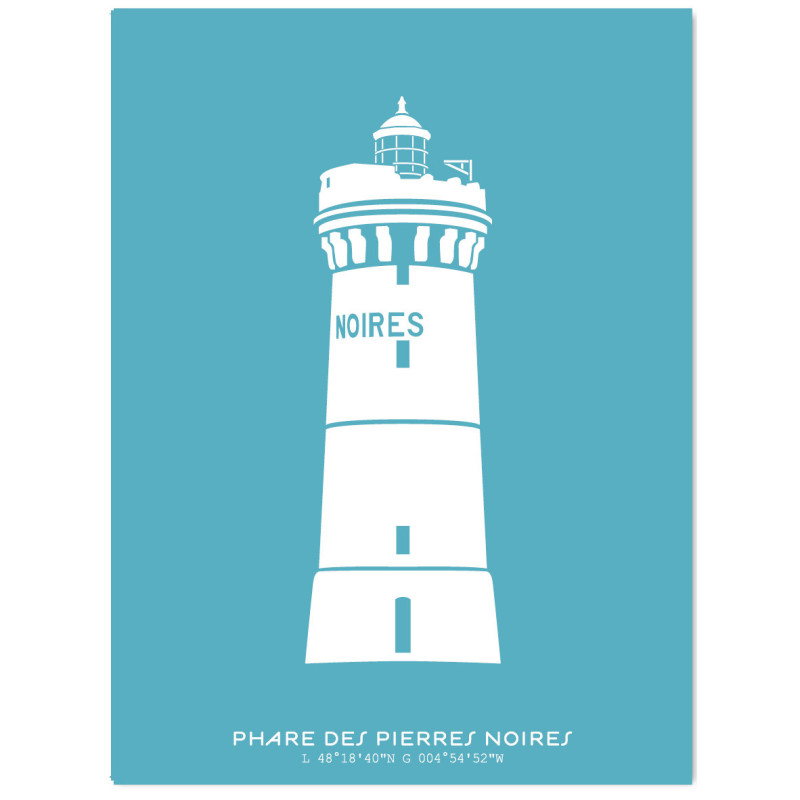Phare des Pierres Noires Affiche