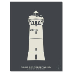 Phare des Pierres Noires Affiche
