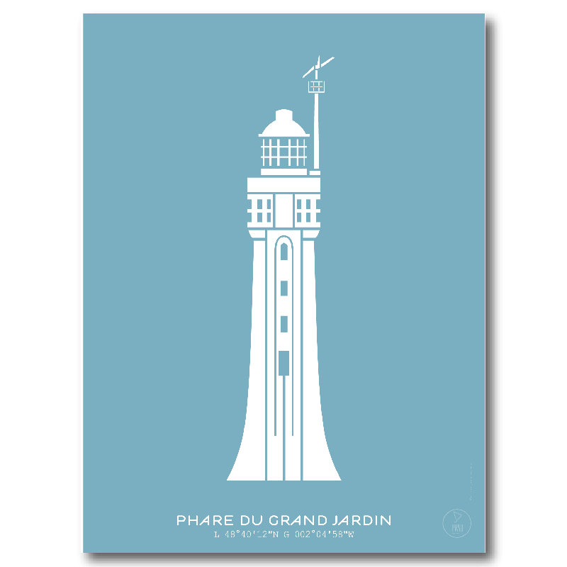 Phare du Grand Jardin Affiche