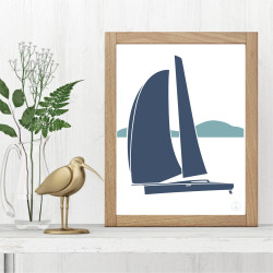 Voilier Affiche | Suroit