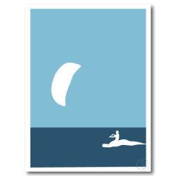 Kite 1 Affiche Kitesurf