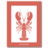 Homard Affiche Rouge
