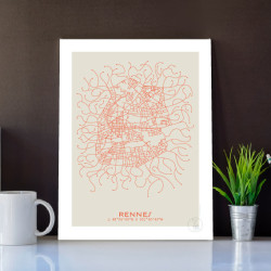 Rennes Affiche Plan