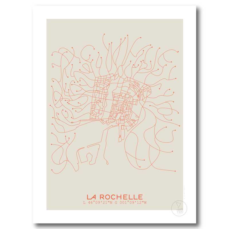 La Rochelle Affiche Plan