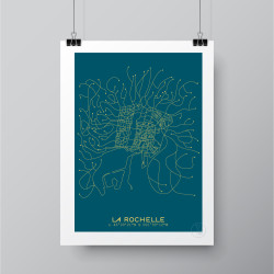 La Rochelle Affiche Plan