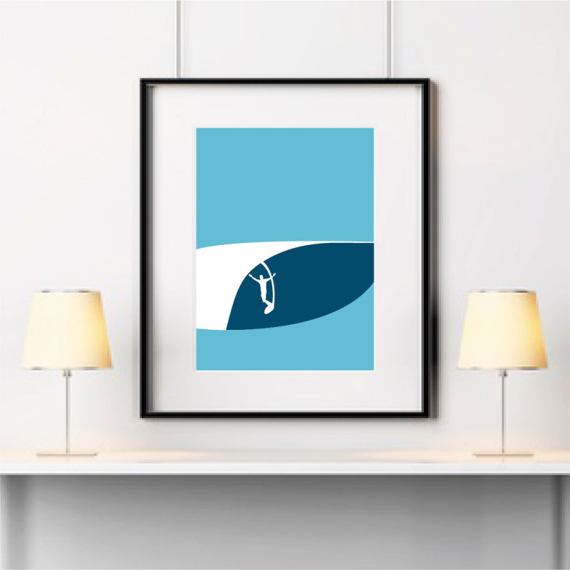 Vague Cloudbreak Affiche Surf