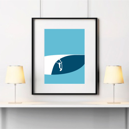 Vague Cloudbreak Affiche Surf