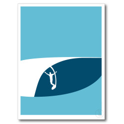 Vague Cloudbreak Affiche Surf