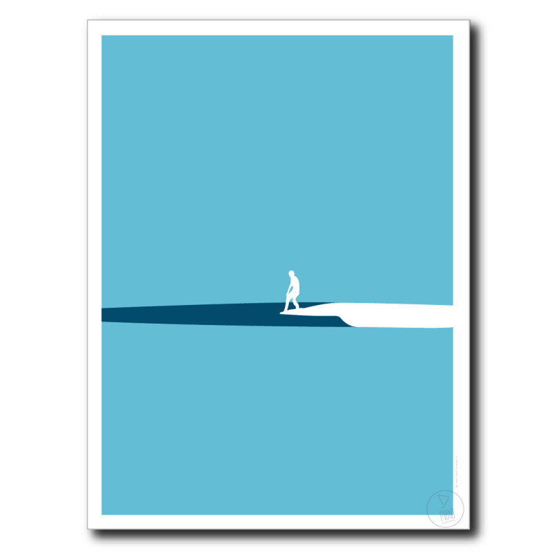 Vague Malibu Affiche Surf