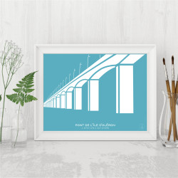 Pont d'Oléron Affiche