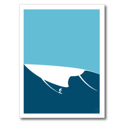 Vague Nazaré Affiche Surf