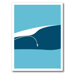 Vague Teahupoo Affiche Surf