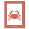 Crabe Affiche Rouge